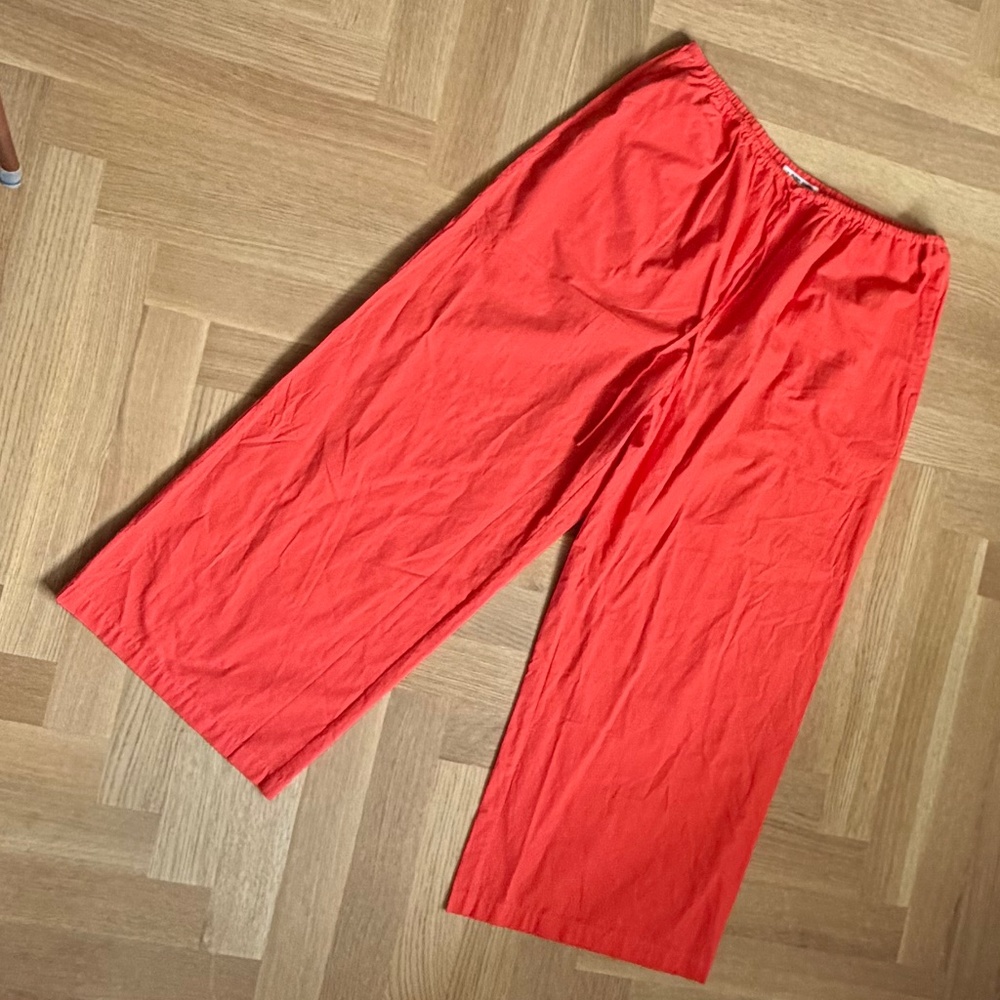 Ciao Lucia cotton poplin Ermanno Pant Orange